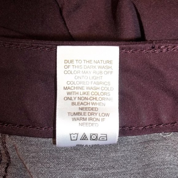 Maurices Womens Jeggings Jeans Size XS-R Straight Leg Casual Streetwear Purple - Picture 5 of 5